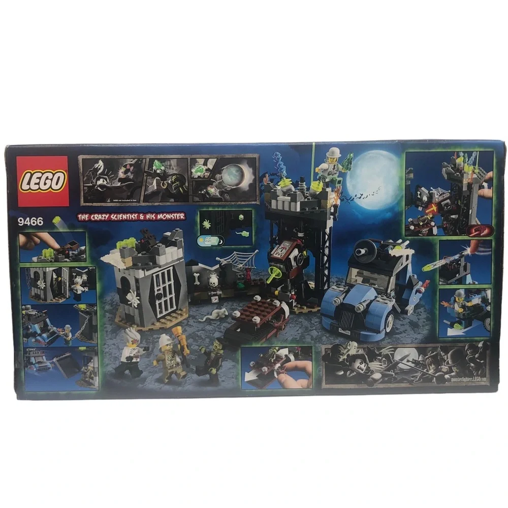 Lego 9466 Monster Fighters Crazy Scientist & His Monster Retired